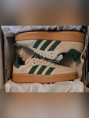 Adidas Originals Samba XLG J Size 4Y (5.5 Women) Putty Green Colorway NIB/NWT